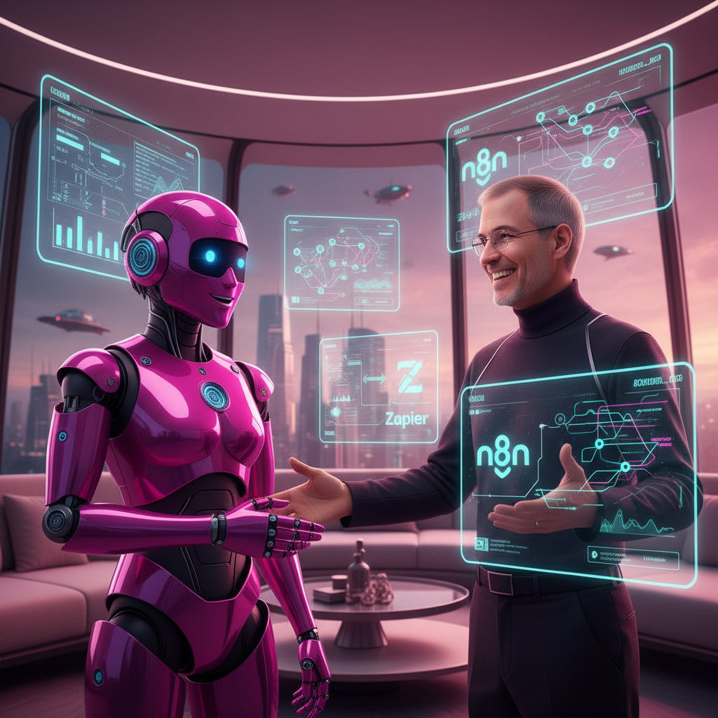 n8n Automation Guide: Workflows, AI & Zapier Comparison